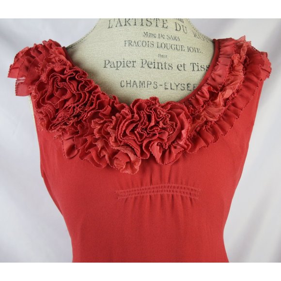 Anthropologie Baraschi Blouse Ruffles XS - Picture 6 of 11